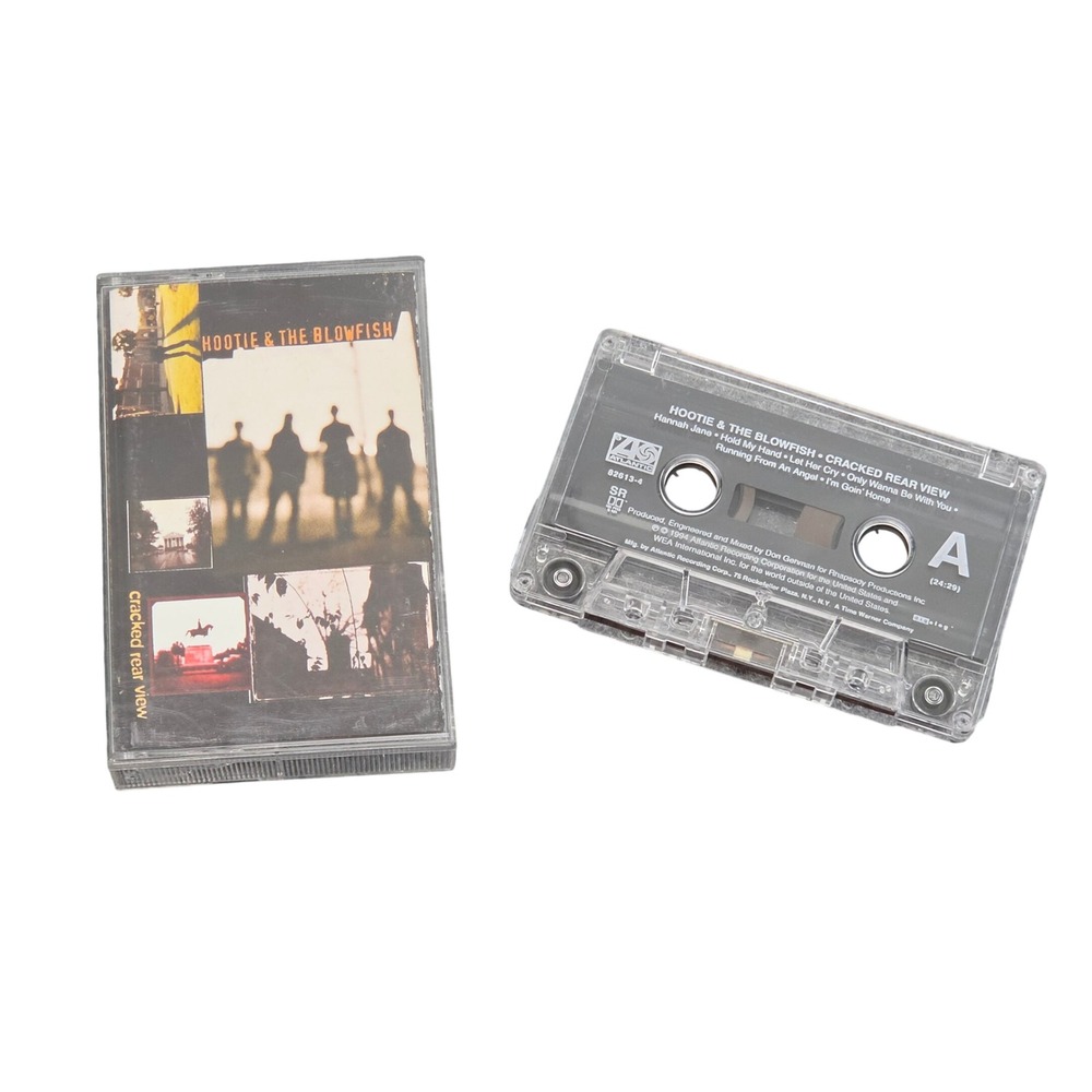 Hootie & the Blowfish Cracked Rear View Cassette Tape 1994 Clear 90s Rock Music